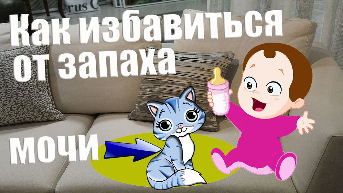Как избавиться от запаха санья на диване от ребенка